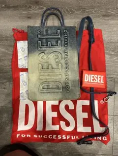 DIESEL デニム ショルダーバッグ　新品未使用のサムネイル