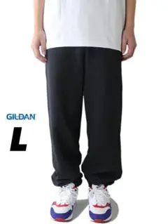 ギルダン 新品未使用 ヘビーブレンド スウェットパンツ 裏起毛 ブラック L