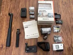 SONY HDR-AS50アクションカム本体ウェラブルカメラ キャップクリップ付
