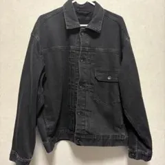 UNIQLO ファーストモデル ストレッチ ブラックデニムジャケット