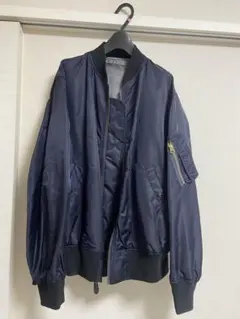 MA-1スタイル ジャケット ネイビー