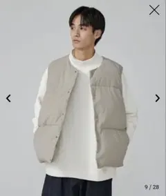 coen【コーエン】 SORONAパディングノーカラーベスト