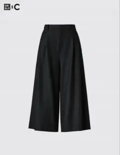 ユニクロC UNIQLO:C キュロット　黒　XS