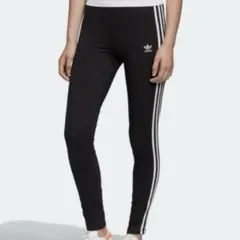 adidas アディダスオリジナルス　3ストライプ　レギンス　ブラック　XS