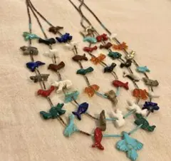 ズニ zuni インディアンジュエリー フェティッシュ　ネックレス マライカ