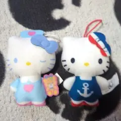 ハローキティ ストラップ ぬいぐるみ 2個セット！