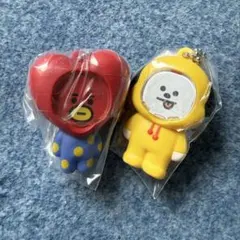 B*u様 BT21 フォトフレームマスコット TATA & CHIMMY