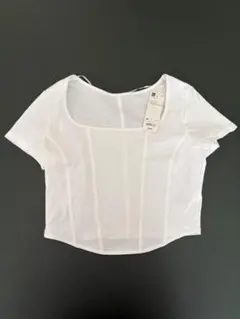 オフホワイト GU半袖Tシャツ