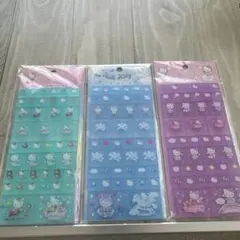 ハローキティ　タイルシール　サンリオ　3種類セット