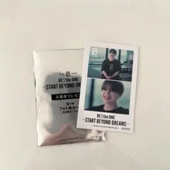 BE:FIRST フォト風カード 映画入場特典 マナト