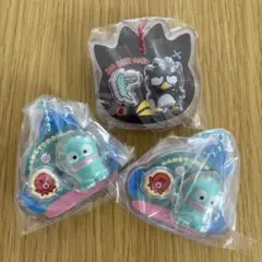 サンリオキャラクターズ　パッケージチャーム　ハンギョドン　バツ丸