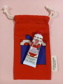 ロクシタン ローズヴァインピーチ ハンドクリーム 10ml 巾着セット