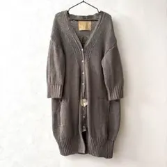 iliann loebイリアンローブ ニットカーディガン ワンピース 日本製