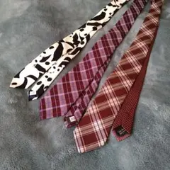 マリ・クレール他　ネクタイ3本セット　SILK100%