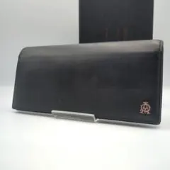 ✨美品✨　アルフレッドダンヒル　ボードン　フラップ　長財布　レザー　シルバー金具