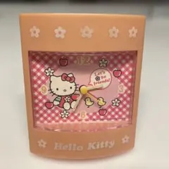 Hello Kitty アラーム時計 ピンク　レトロ