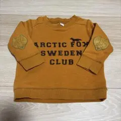 アプレレクール きつね　トレーナー　裏起毛