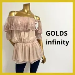 【4421】GOLDS infinity シフォン チュニック M ピンクのサムネイル