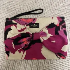 【未使用】ケイトスペード　クラッチバッグ　ポーチ　リボン