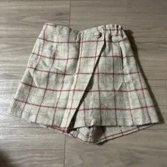 チェック柄ショートパンツ 120サイズ