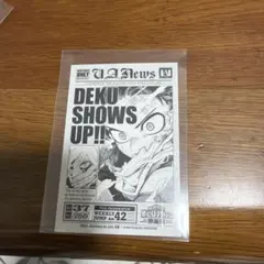 ヒロアカ原画展　入場特典　緑谷出久