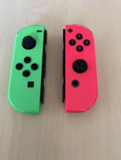 NINTENDO Switch ジョイコン グリーン ピンク［ジャンク品］