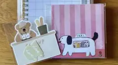 藤鳩社　アニマルタクシー　動物モチーフ メモ帳 ステッカーセット
