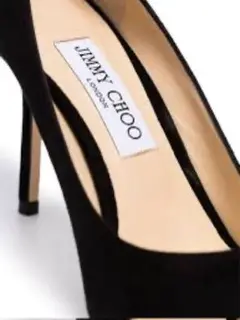 JIMMY CHOO AGNES ネイビースエード ハイヒール 23センチ