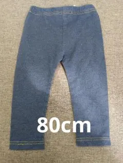 ☆デニム風レギンスパンツ　80cm