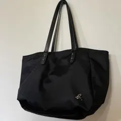 agnes b. アニエスベー トートバッグ ナイロン ブラック