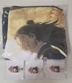 夏油傑 ファンパレくじ A賞 ブランケット 呪術廻戦0 D賞 前髪クリップ