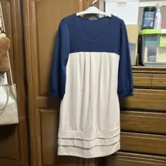 プリーツ デザイン ワンピースのサムネイル