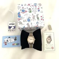 SEIKO × ムーミン 腕時計 星柄ダイヤル クォーツ ヴィンテージ風