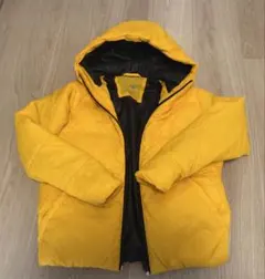 中古美品 洗える中綿コート イエロー 120 即購入可