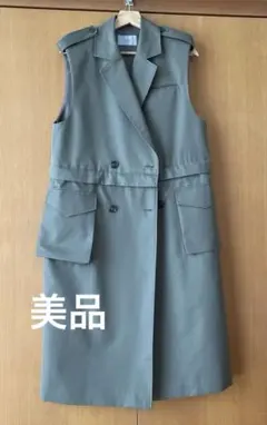 SEASON STYLE LAB カーキ　ロングベスト