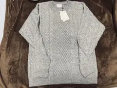 新品 CIAOPANIC TYPY Keep warm ケーブルニット グレーのサムネイル