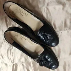 MARGARET HOWELL idea 黒 タッセル付きローファーのサムネイル