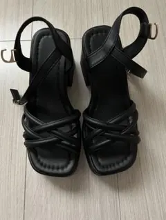 girl's オープントゥ サンダル