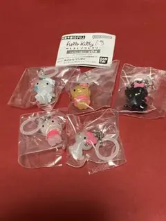 ハローキティ　めじるしアクセサリー　5種セット　セミコンプ