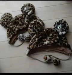 ディズニー ヒョウ柄ファンキャップ　2個セット