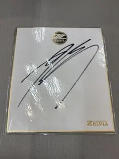 中村帆高 サイン色紙