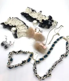 レディースアクセサリー　イヤリング　チョーカー　ブレス　ネックレス　まとめ売り