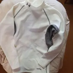 Under Armour 長袖アンダーシャツ ホワイト/グレー