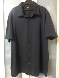 UNIQLOエアリズム半袖シャツ　黒系XLサイズ
