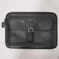 COACH ブリーフケース レザー ブラック 5244