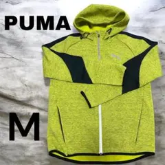 PUMA フルジップ フード付きパーカー Mサイズメンズ服