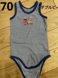 ミキハウス　ダブルビー　ロンパース 肌着　70