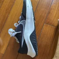 NIKE メンズ スニーカー ブラック ホワイト ペイント柄