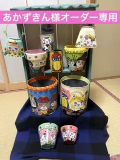 120☆あかずきん様オーダー専用 悪ガキにゃん子リメ缶、リメイク缶