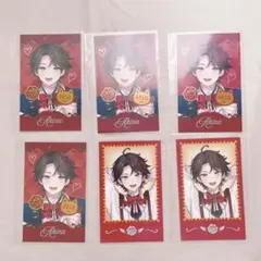 三枝明那 Rose Valentine チェキ風カード 6枚セット　レア